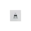 Wandeinbauleuchte LED 86×86mm, 1,6W, 3000K, CRI 90, PIR Tag/Nacht, IP65, breitstrahlend, weiss