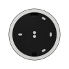 Ledeshi LED TRIM 350 weiss oder schwarz, 18/24/32W, 3000/4000K, IP54, Ø350mm, PhaseDim