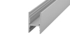 LED-Aluminium Bologna H 18,4x30mm (mit Kanal für Kabelführung) - bis 5m am Stück