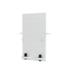 Endkappe Modular 42 für Diffusor 30 und U-Profil mit Kragen, aluminium