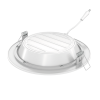 LED-Deckenstrahler 22W, (A:Ø300-Loch:Ø280), 2050lm, 30-40-5000K, CRI90, IP20, Ph.Dim