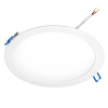 LED Deckenstrahler Flat 18W, 110°, (A:Ø220-Loch:Ø200), 2000lm, CRI80, IP44, Ph.Dim