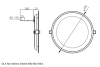 LED Deckenstrahler Flat 18W, 110°, (A:Ø220-Loch:Ø200), 30-5500K, 2000lm, CRI80, IP44, Ph.Dim