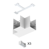 T-Verbinder zu Salt weiss, IP20