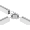 T-Verbinder zu Salt weiss, IP20