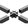 X-Verbinder zu SALT schwarz, IP20