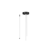 Pendel-Set SALT, inkl. Deckenbaldachin schwarz, L=1.5m