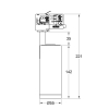3-Ph Strahler VIBE 10W, 8-50°, CRI97, 470lm, DimOnBody ws