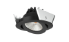 Ring LED-Einbauspot 8W, 36°, (A:Ø95-Loch: Ø80), 680lm, CRI90, IP54, TRIDONIC, Ph.Dim sz