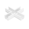 X-Verbinder für Schienenprofil - T1, nicht leitend, weiss oder schwarz