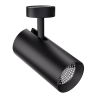 3-Ph Strahler VIBE 30W Fixoptik, 15°/24°/36°/60°, CRI97, 3000lm, PhasenDIM, Baldachin Aufbau sz
