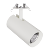 3-Ph Strahler VIBE 30W Fixoptik, 15°/24°/36°/60°, CRI97, 3000lm, PhasenDIM, Baldachin Einbau ws
