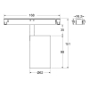48V Strahler Fixoptik 12W , Ra97, 1200lm, 15°/24°/36°/60°, sz