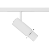 Premium Profilstrahler für 48V--Stromschiene mit Blendenschiebern 10W , Ra97, 350lm, Framing 53°, ws