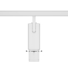 Premium Profilstrahler für 48V--Stromschiene mit Blendenschiebern 10W , Ra97, 350lm, Framing 53°, ws