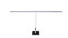 Tischleuchte Arcus 120W, 10140lm indirekt, 5460lm direkt, 30/40/6000K, TouchDim