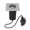 Bodeneinbauleuchte L10 Square 4.5W, 30° schwenkbar (2x15°), 24° Abstrahlwinkel, 95x95, 260lm, CRI90, IP65/68