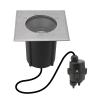 Bodeneinbauleuchte L11 Square 4.5W, 30° kardanisch schwenkbar, 24° Abstrahlwinkel, 120x120, 430lm, CRI90, IP65/68