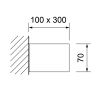 LED-Wandleuchte LIM L 10.5W, 3000K, weiss Ph.Dim, weiss