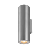 WANDAUFBAULEUCHTE WALO LED 2xGU10, Aluminium gebürstet