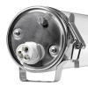 LED-Rohrleuchte TUBE 30W 4300lm CRI90 115cm IP69 IK08 120° Opal, mit Durchgangsverdrahtung / Schutzklasse II, 2-polig, schwarze Endkappen, Kupplung 2P - Netzteil: BOKE