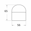 LED Balkenleuchte V2 20-35W 3000/4000/5000K 5200lm 1330mm ON/OFF ws
