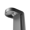 LED Pollerleuchte anthrazit, L=750mm, 12W 3000K, Abstrahlung 60° asymetrisch, CRI80, Ein/Aus, IP65