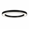 Anbauleuchte RING 1200 schwarz, Mikroprisma, 75/100/120w, 3000/4000K, IP20, DALI-ERGOdim ready