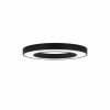 Anbauleuchte RING 600 schwarz, Mikroprisma, 30/40/50W, 3000/4000K, IP20, DALI-ERGOdim ready