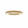 Anbauleuchte RING 600 gold, Mikroprisma, 30/40/50W, 3000/4000K, IP20, DALI-ERGOdim ready