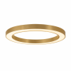 Anbauleuchte RING 1200 gold, Mikroprisma, 75/100/120w, 3000/4000K, IP20, DALI-ERGOdim ready