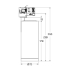 3-Ph Strahler VIBE 20W, 15-55°, CRI97, 1800lm, Ein/Aus ws