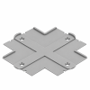 XTS 30 - Abdeckplatte für Kreuzverbindung, grau