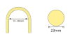 Cord 360° FLEX 23mm 24V 15W/m, 120LED/m, cut=50mm, CRI90, 580lm IP65