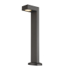 LED-Pollerleuchte Square II, 8.5W 620lm 80° RAL7016 anthrazit, Dimmbar auf Phase, IP65, 3000K