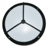 LED Wand-/Deckenleuchte Aluminium, IP65, on/off, 20W, geschützt