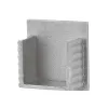 Endkappe ABS grau - 18x19 REG