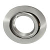 Deckeneinbauring 82mm mit Frontaustritt, schwenkbar, alu gebürs