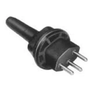 Stecker Typ 13, schwarz, IP55, fertig montiert - für Spikes