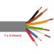 Kabel 7x0.50mm² grau LIYY - Preis pro Meter