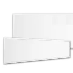 LED-Panel BUSINESS 120x30cm Rahmen weiss Phasen dimmbar