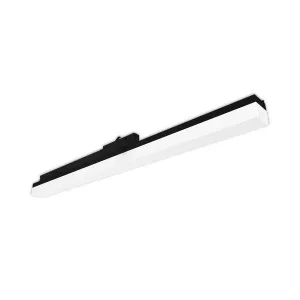 Schienenstrahler Linear >Ra90, Aluminium 605x34x32, 110° 20W sz