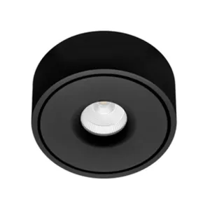 Anbaueleuchte schwarz LED 10W+1.6W CRI90, DIMMBAR PHASE
