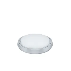 Ledeshi LED CIRCLE STEP I silber 18W 4000K IP44 1200lm Ø200mm