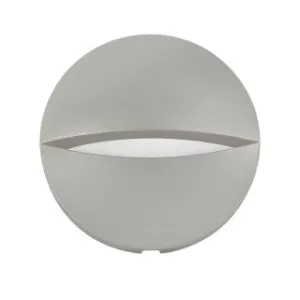 Wandaufbauleuchte LED Round silbergrau 80CRI 10W 350lm 3000K