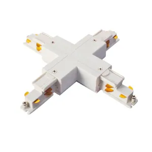 3-Phasen X-Verbinder Schutzleiter weiss/schwarz DALI