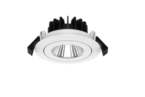 Ring LED-Einbauspot 8W, 36°, (A:Ø95-Loch: Ø80), 680lm, CRI90, IP54, Ph.Dim ws