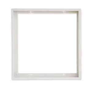 Aufbaurahmen weiss für LED PANEL 600x600mm vormontiert