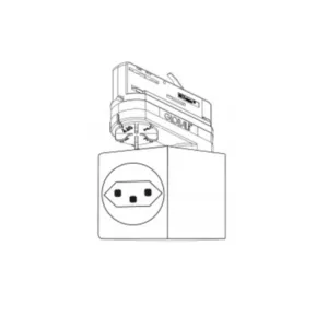 3-Phasen GLOBAL Steckdosenadapter 1xT23 weiss oder schwarz