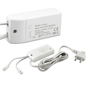 LED Trafo MiniAMP 24V/DC, 0-30W, 200cm Kabel